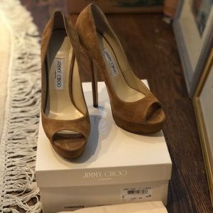 Jimmy Choo Platform Peep Toe